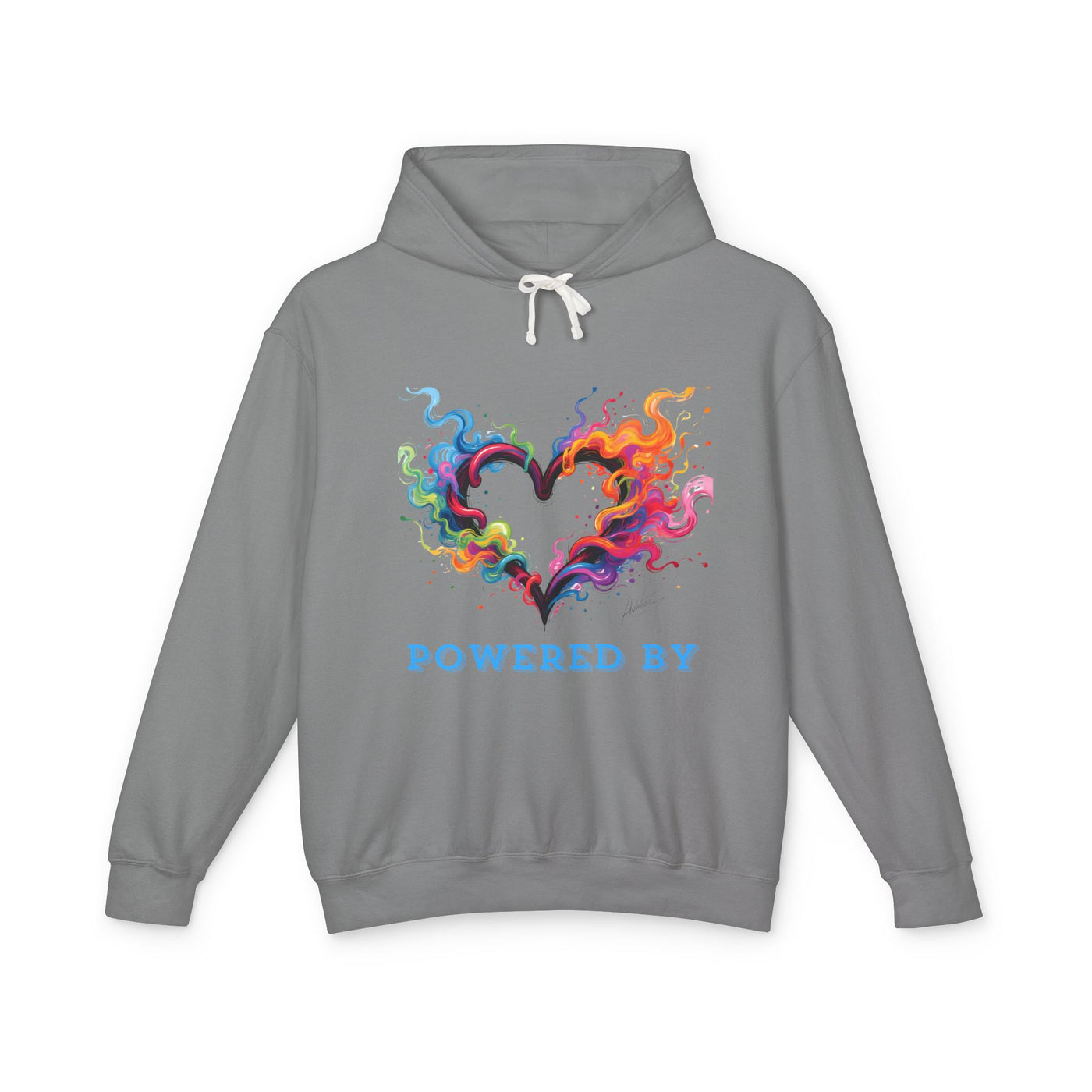 Powered by Heart Lightweight Hooded Sweatshirt