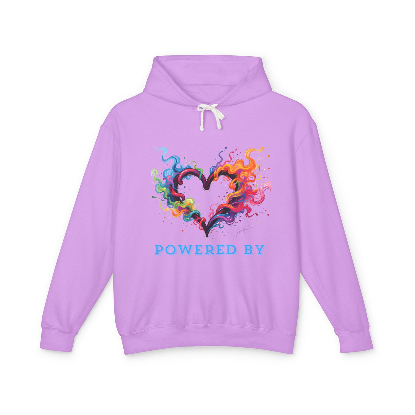 Powered by Heart Lightweight Hooded Sweatshirt