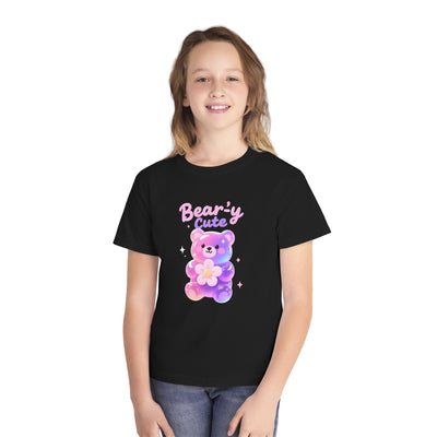 Bear-y Cute| Pastel Gummy Bear Youth  Midweight Tee