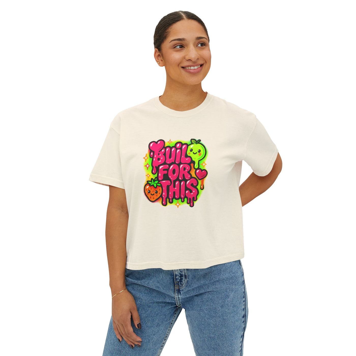 Built for This-Motivational Women's Boxy Tee