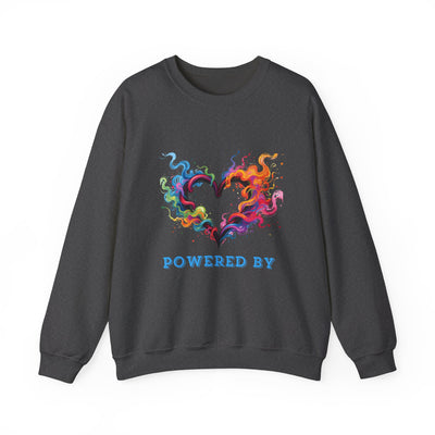 Powered by Heart Crewneck Sweatshirt