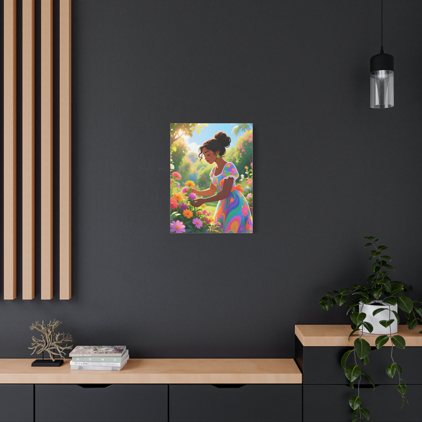 Bloom where you are planted Matte Canvas