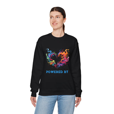 Powered by Heart Crewneck Sweatshirt