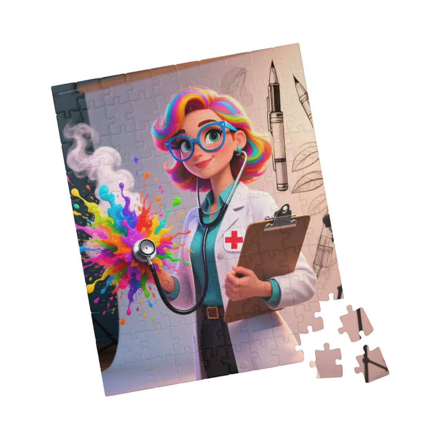 The Creative Doctor's Palette Puzzle