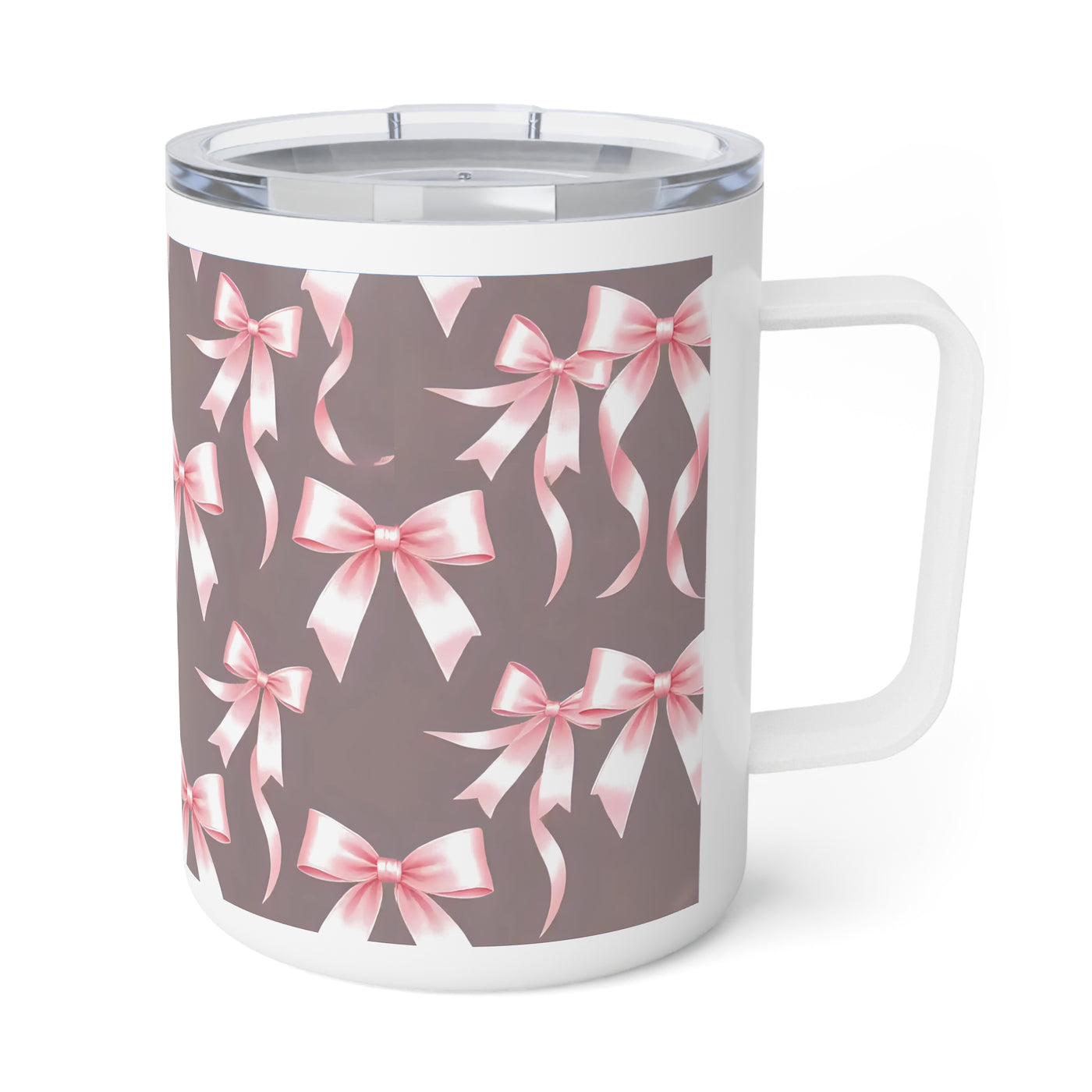 Blush bow Insulated Coffee Mug, 10oz