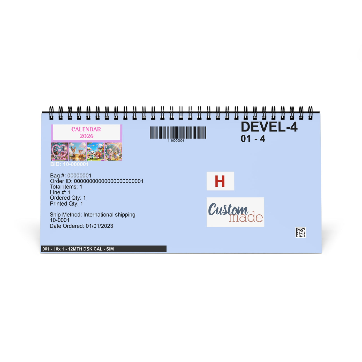 Kawaii Healthcare Heroes Desktop Calendar