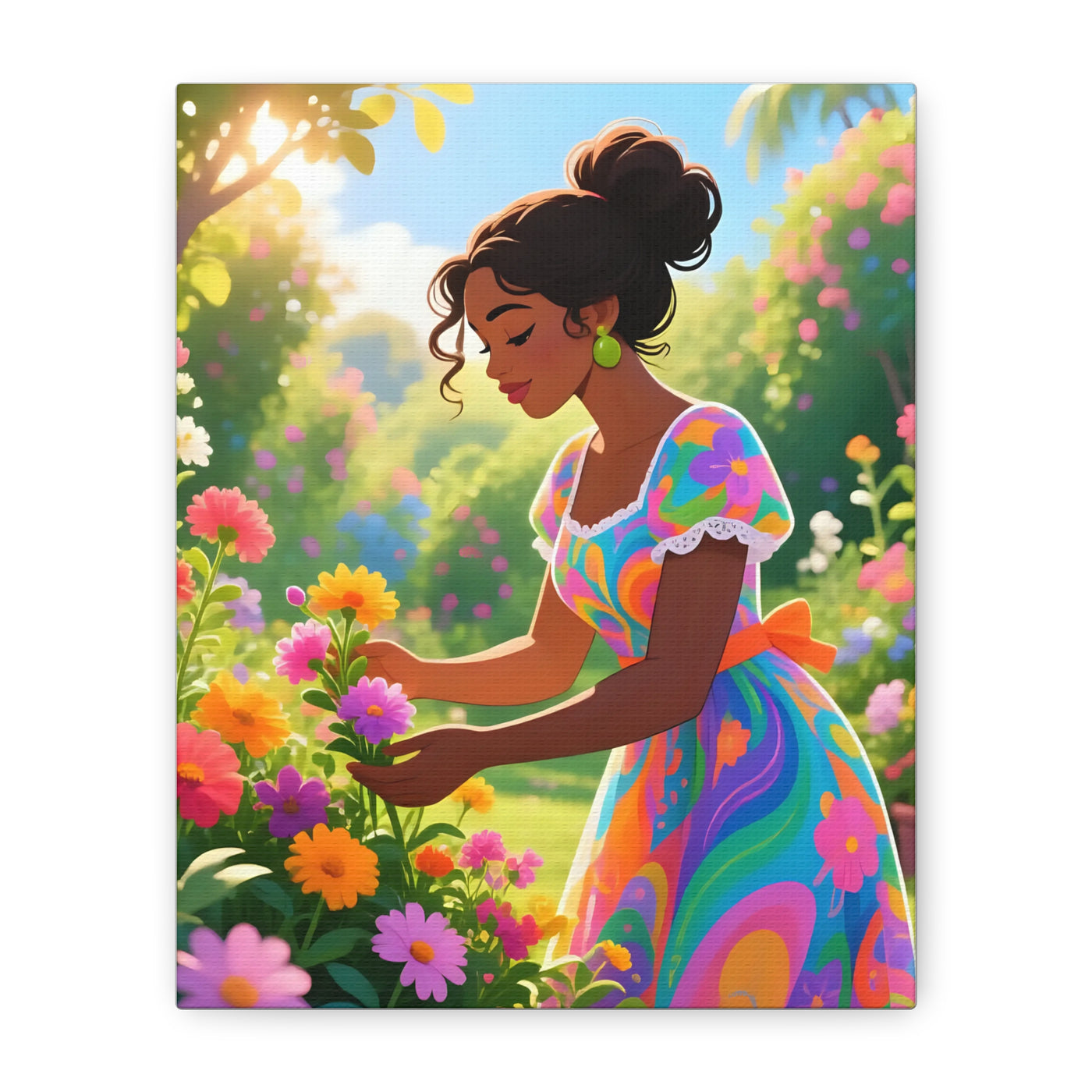 Bloom where you are planted Matte Canvas