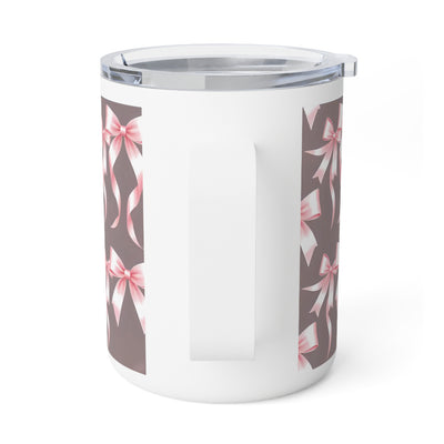 Blush bow Insulated Coffee Mug, 10oz