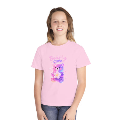 Bear-y Cute| Pastel Gummy Bear Youth  Midweight Tee