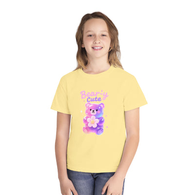 Bear-y Cute| Pastel Gummy Bear Youth  Midweight Tee