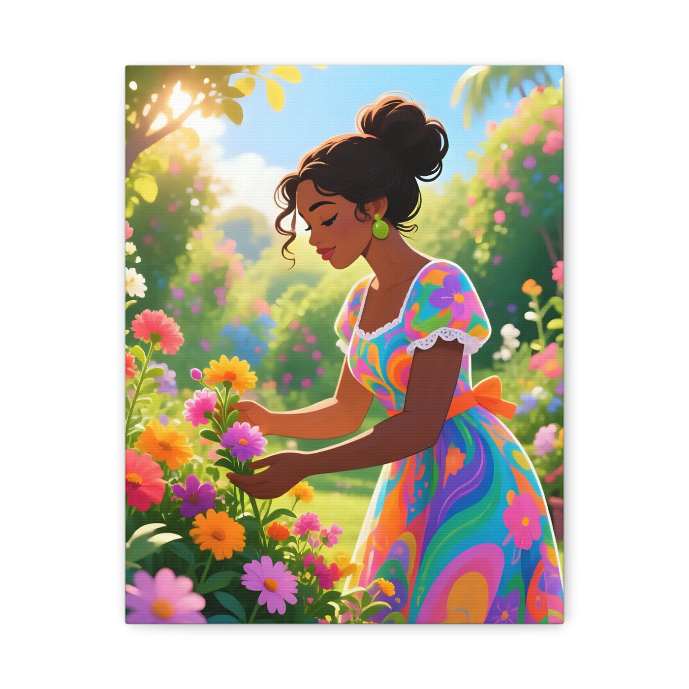 Bloom where you are planted Matte Canvas