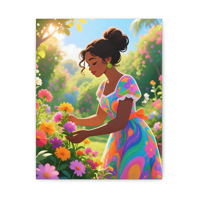 Bloom where you are planted Matte Canvas