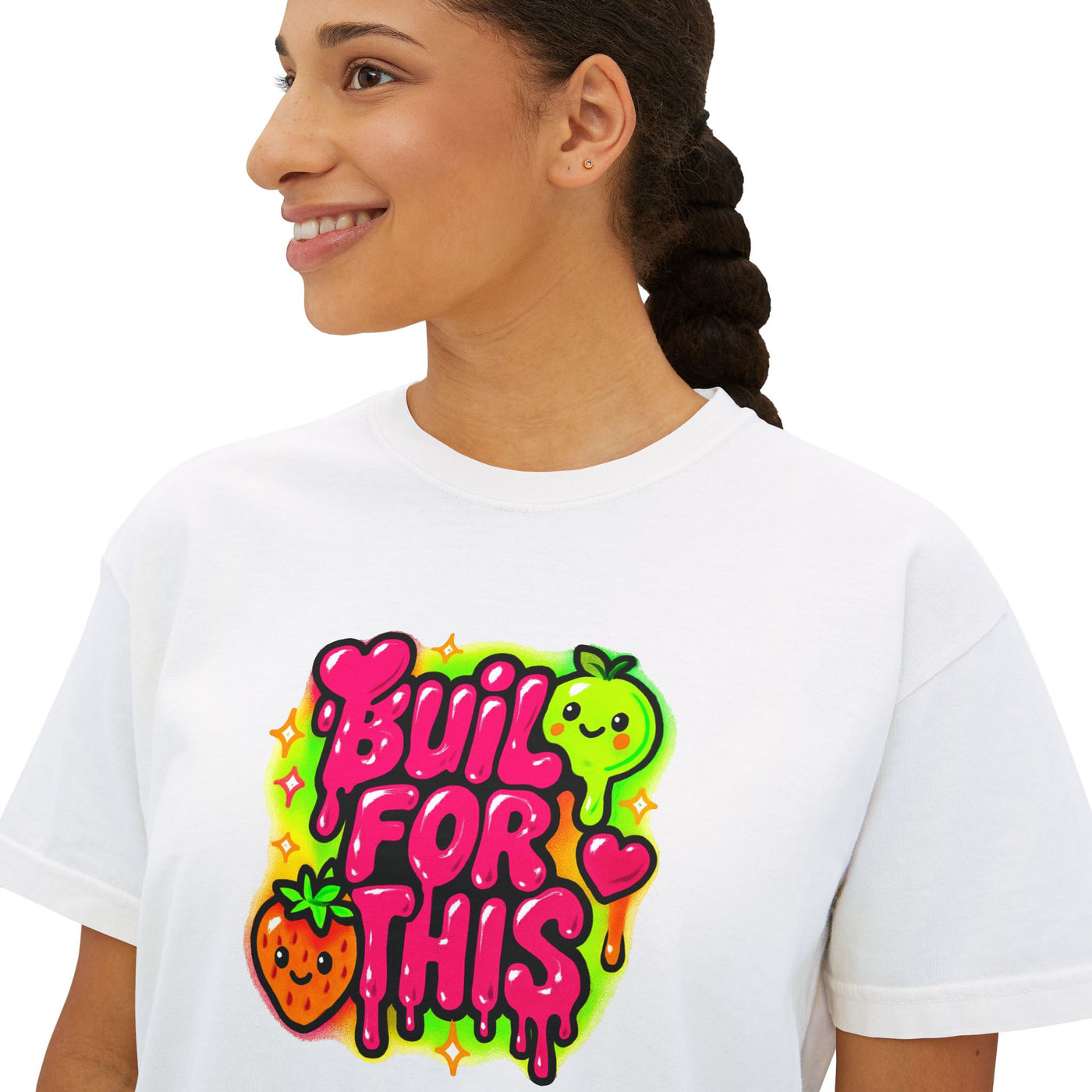 Built for This-Motivational Women's Boxy Tee