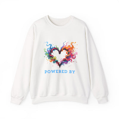 Powered by Heart Crewneck Sweatshirt