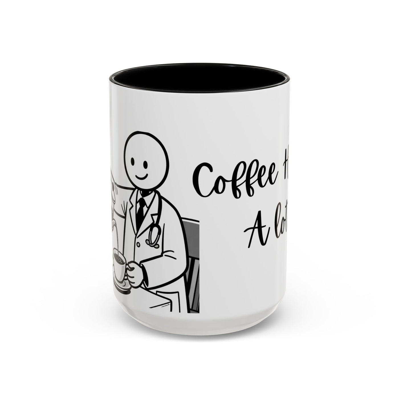 Coffee Helps A lot!- Humor Mug