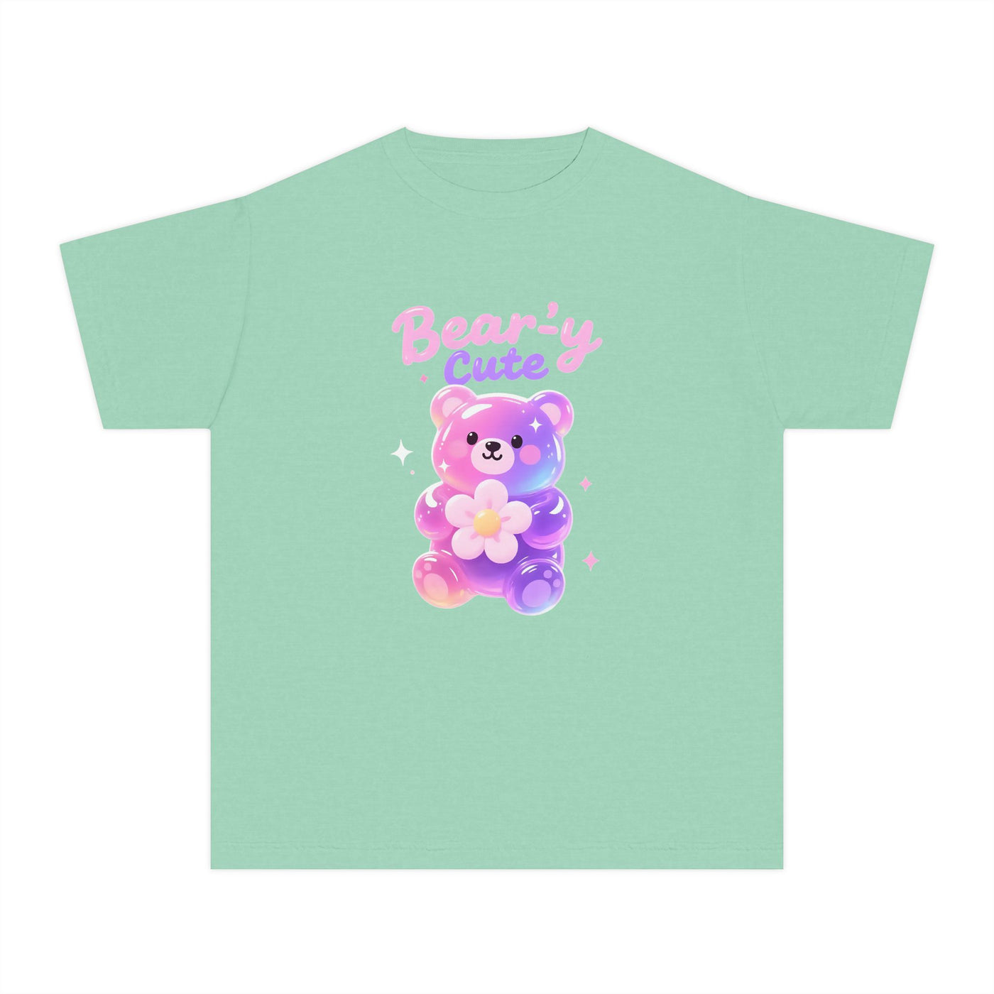 Bear-y Cute| Pastel Gummy Bear Youth  Midweight Tee