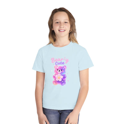 Bear-y Cute| Pastel Gummy Bear Youth  Midweight Tee