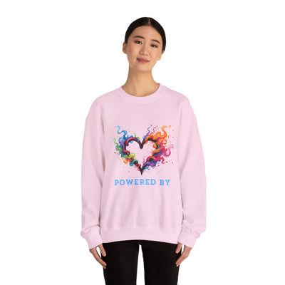 Powered by Heart Crewneck Sweatshirt
