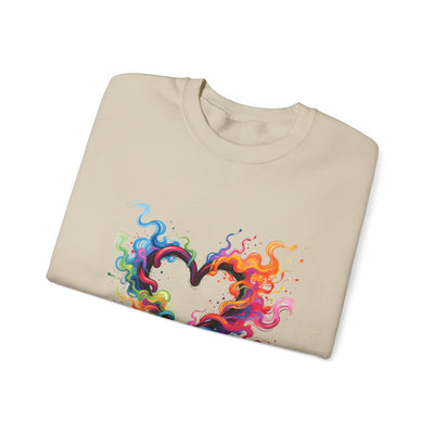 Powered by Heart Crewneck Sweatshirt