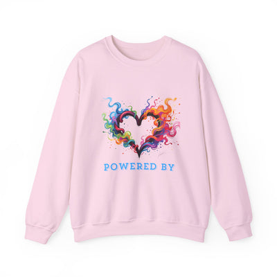 Powered by Heart Crewneck Sweatshirt