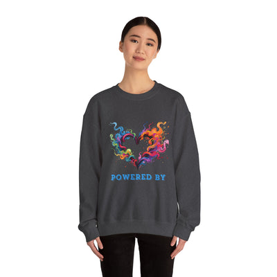 Powered by Heart Crewneck Sweatshirt