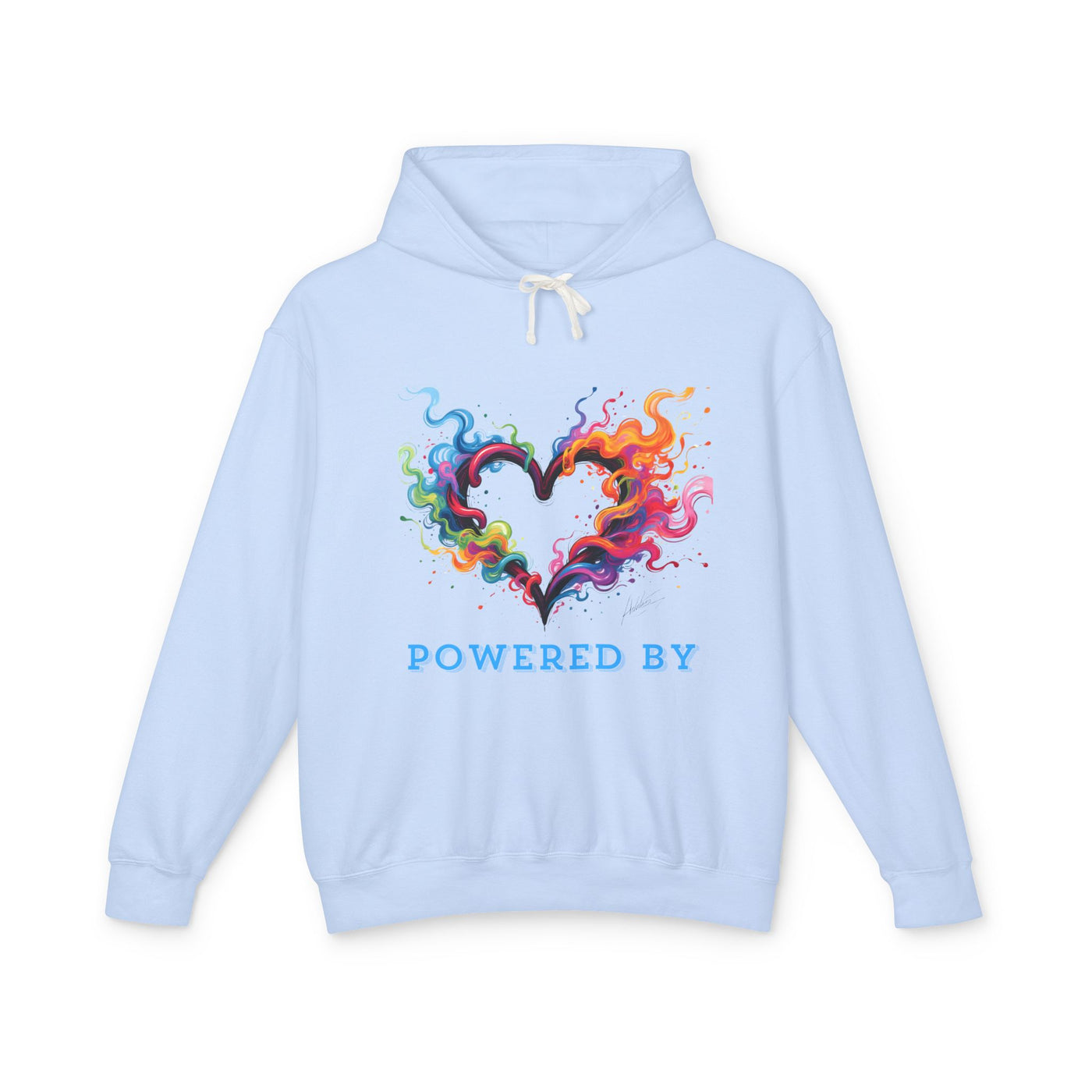 Powered by Heart Lightweight Hooded Sweatshirt