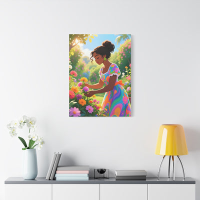 Bloom where you are planted Matte Canvas