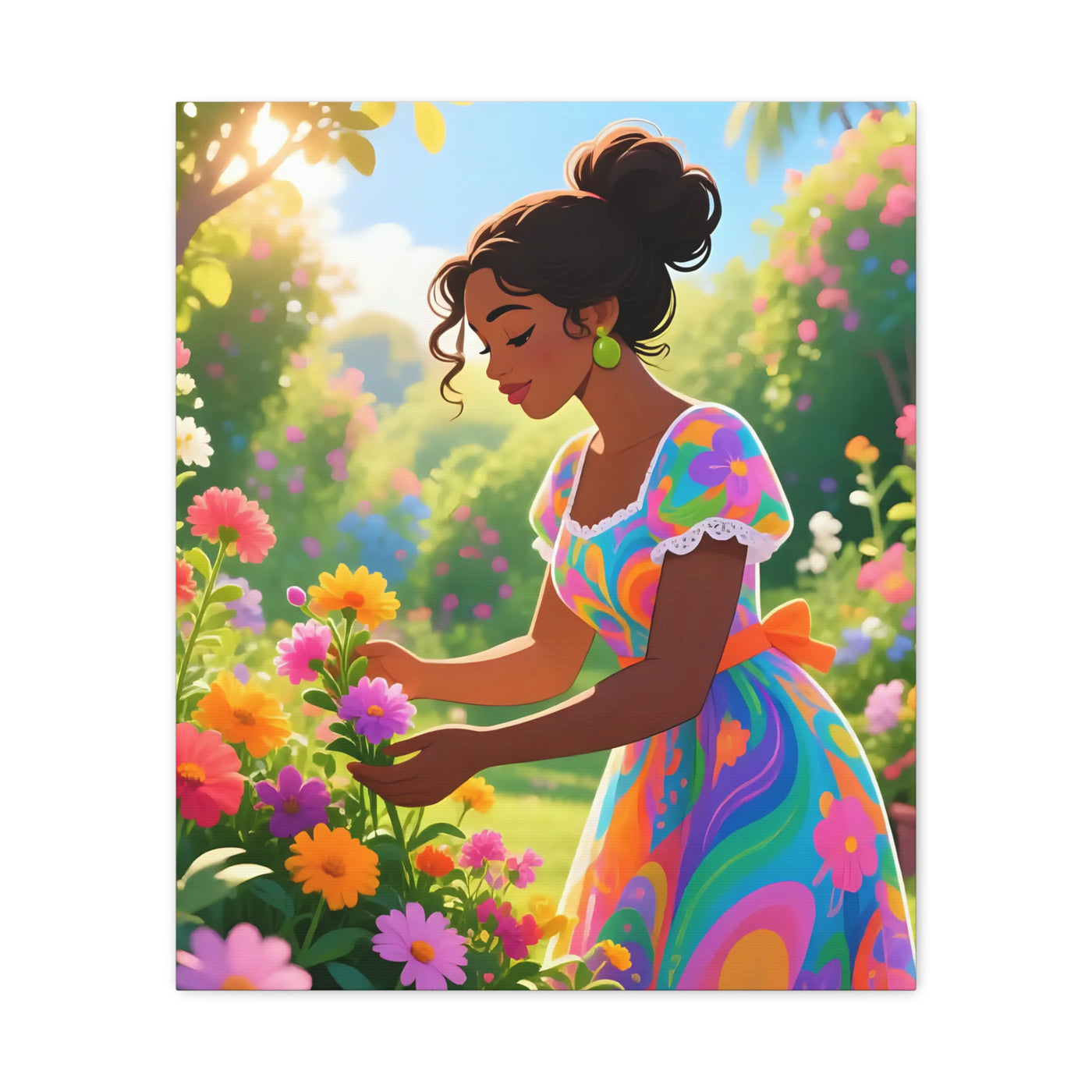 Bloom where you are planted Matte Canvas