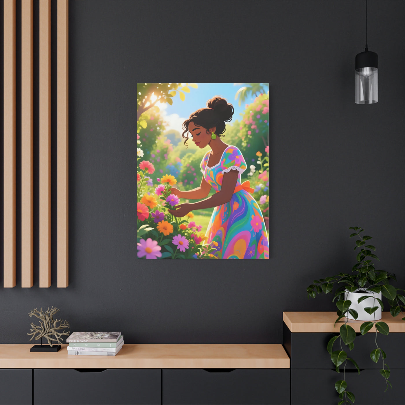 Bloom where you are planted Matte Canvas