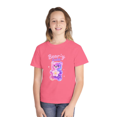 Bear-y Cute| Pastel Gummy Bear Youth  Midweight Tee