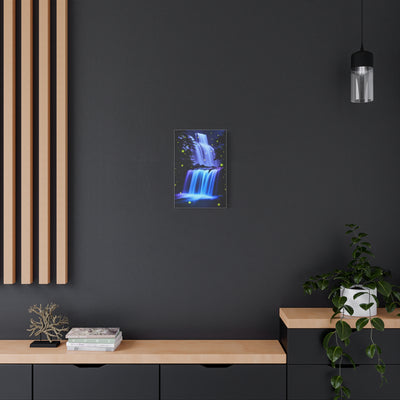 Luminous Waterfall Matte Canvas