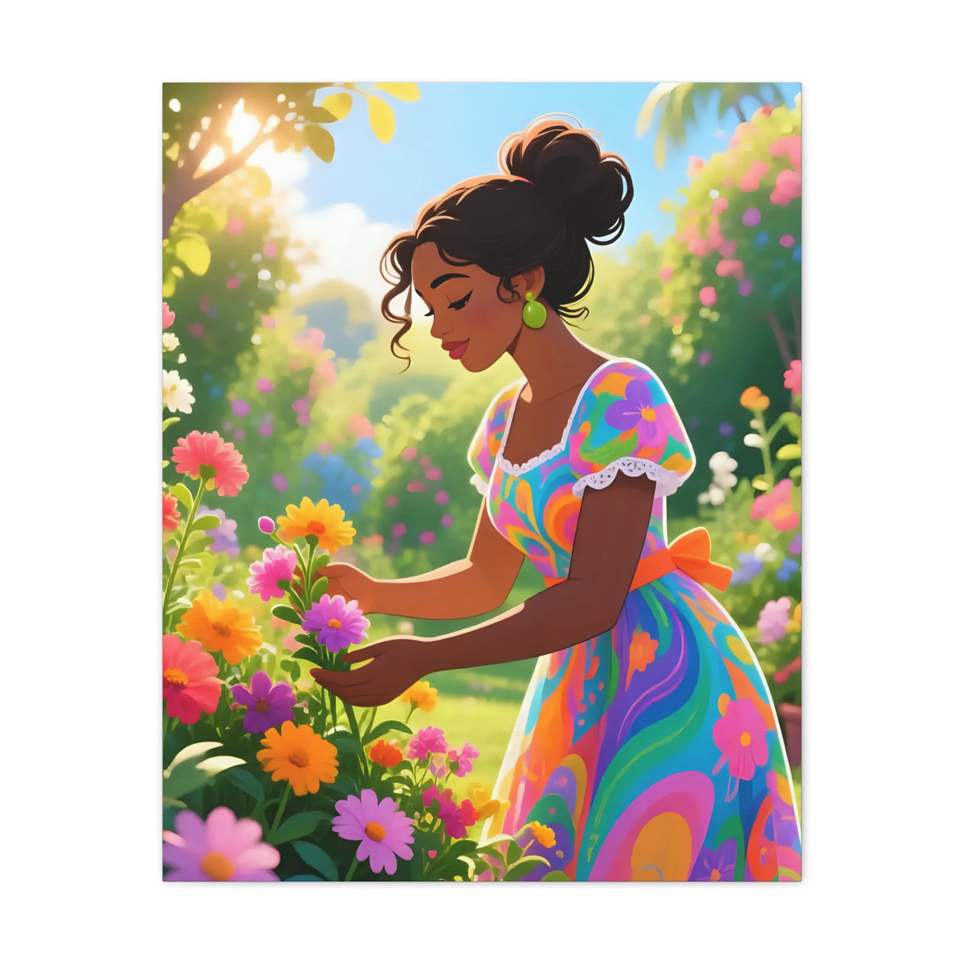 Bloom where you are planted Matte Canvas