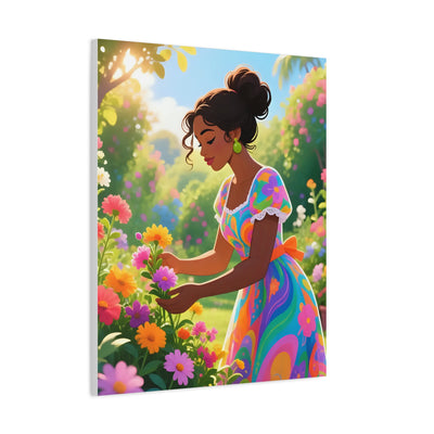 Bloom where you are planted Matte Canvas