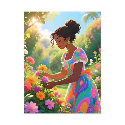 Bloom where you are planted Matte Canvas