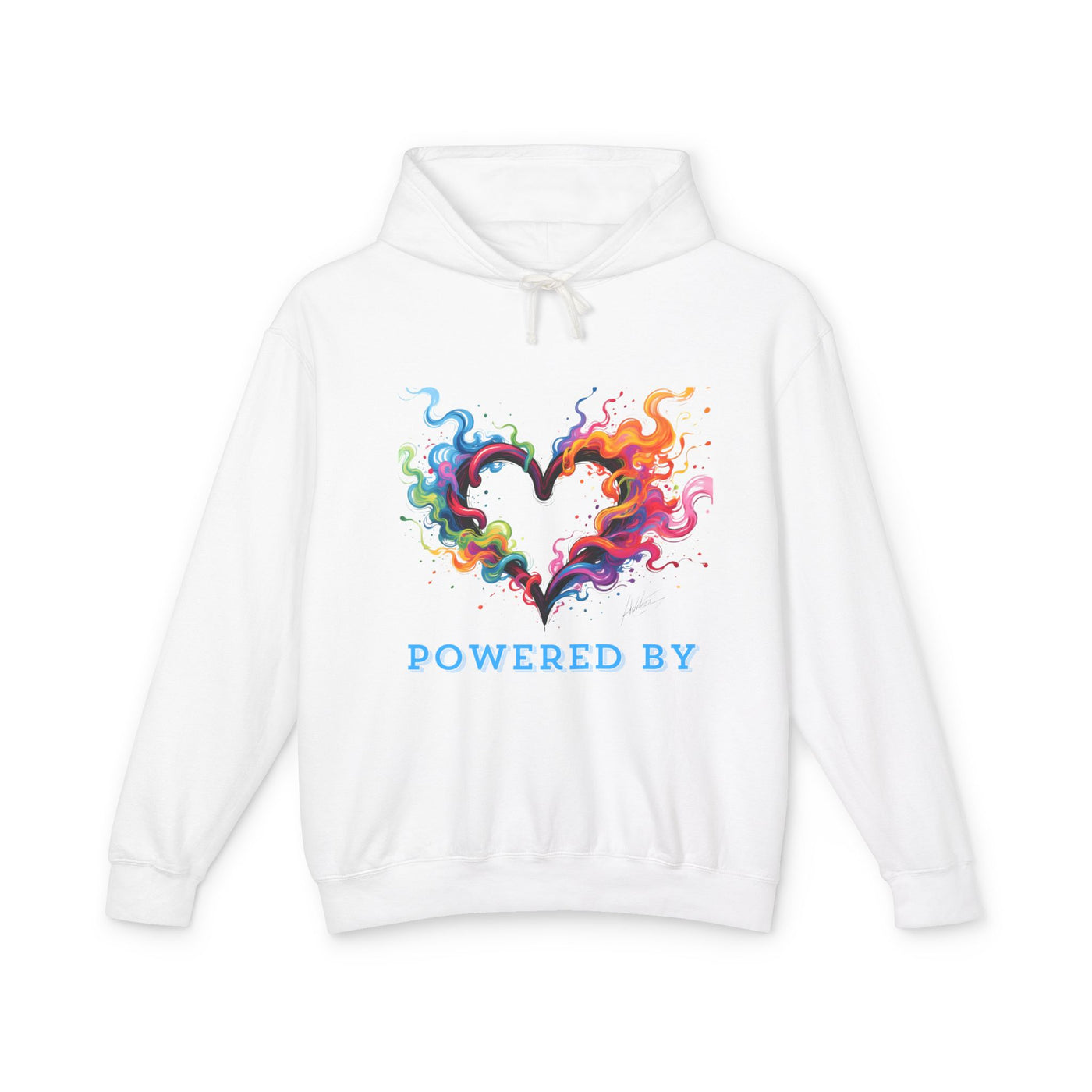 Powered by Heart Lightweight Hooded Sweatshirt