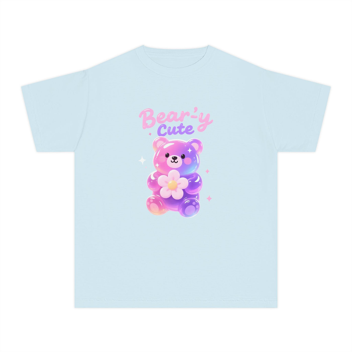 Bear-y Cute| Pastel Gummy Bear Youth  Midweight Tee