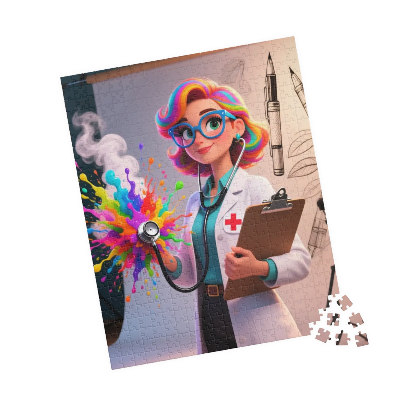 The Creative Doctor's Palette Puzzle